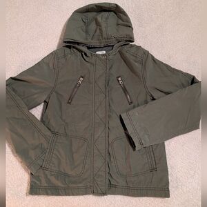 Old Navy Sage Green Hooded Jacket